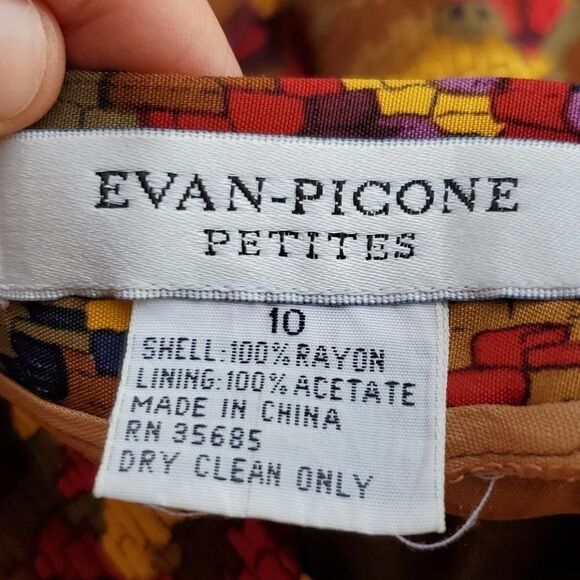 Vintage  Evan-picone petite skirt - Picture 10 of 10